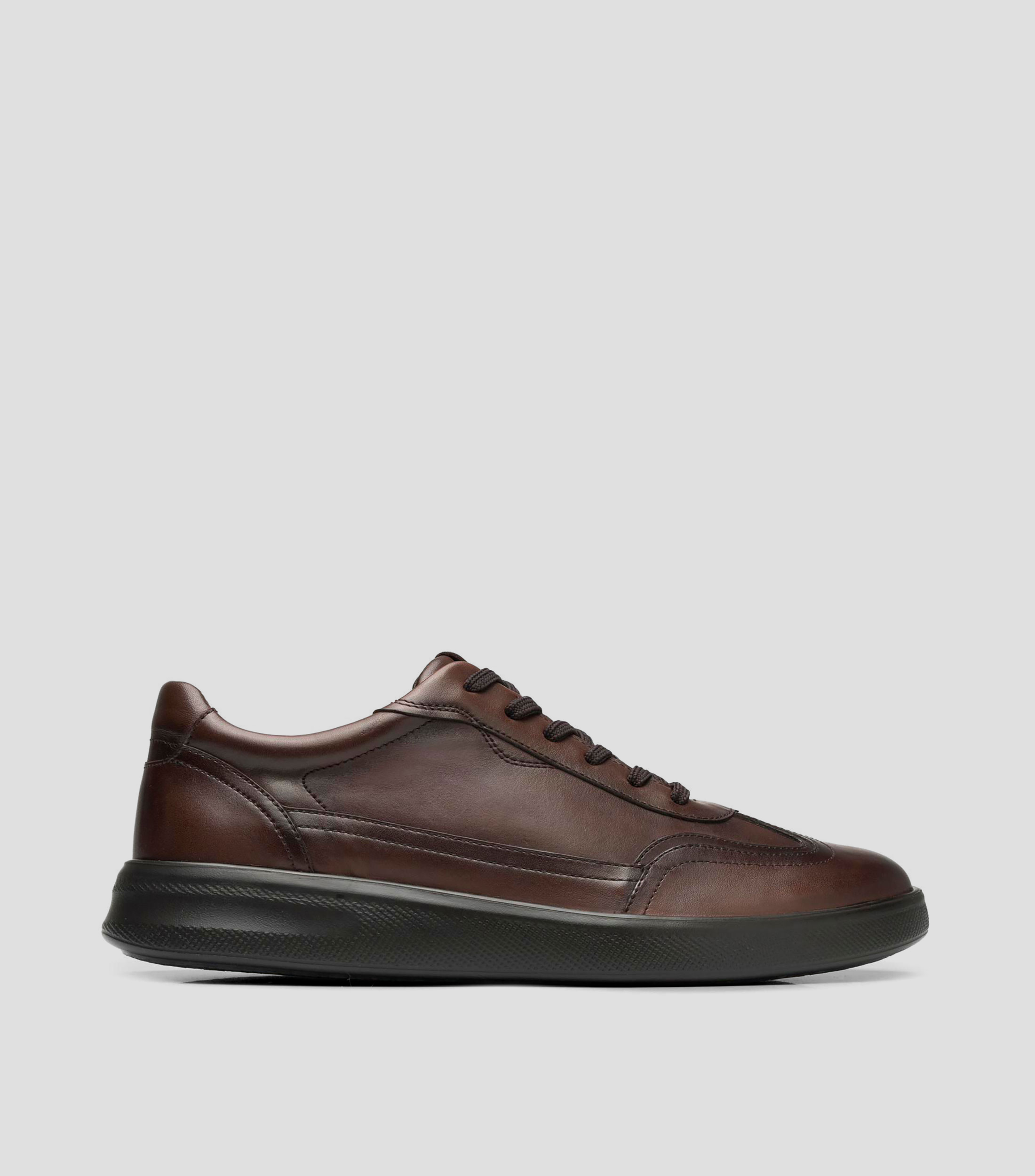 Tenis casuales en piel Hombre